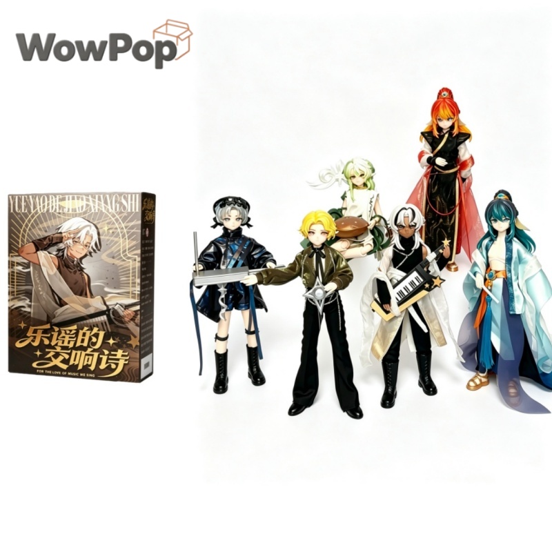 Anime Action Figure Blind Box - Echtes Symphonisches Melodie-Ballad-Serie 1/8 Bjd Blind