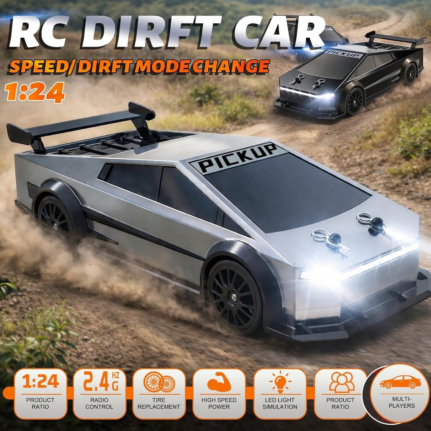 1:24 Maßstab, ferngesteuertes  – Rc Drift Car 1 24 Scale 4Wd Bewertung und Preis