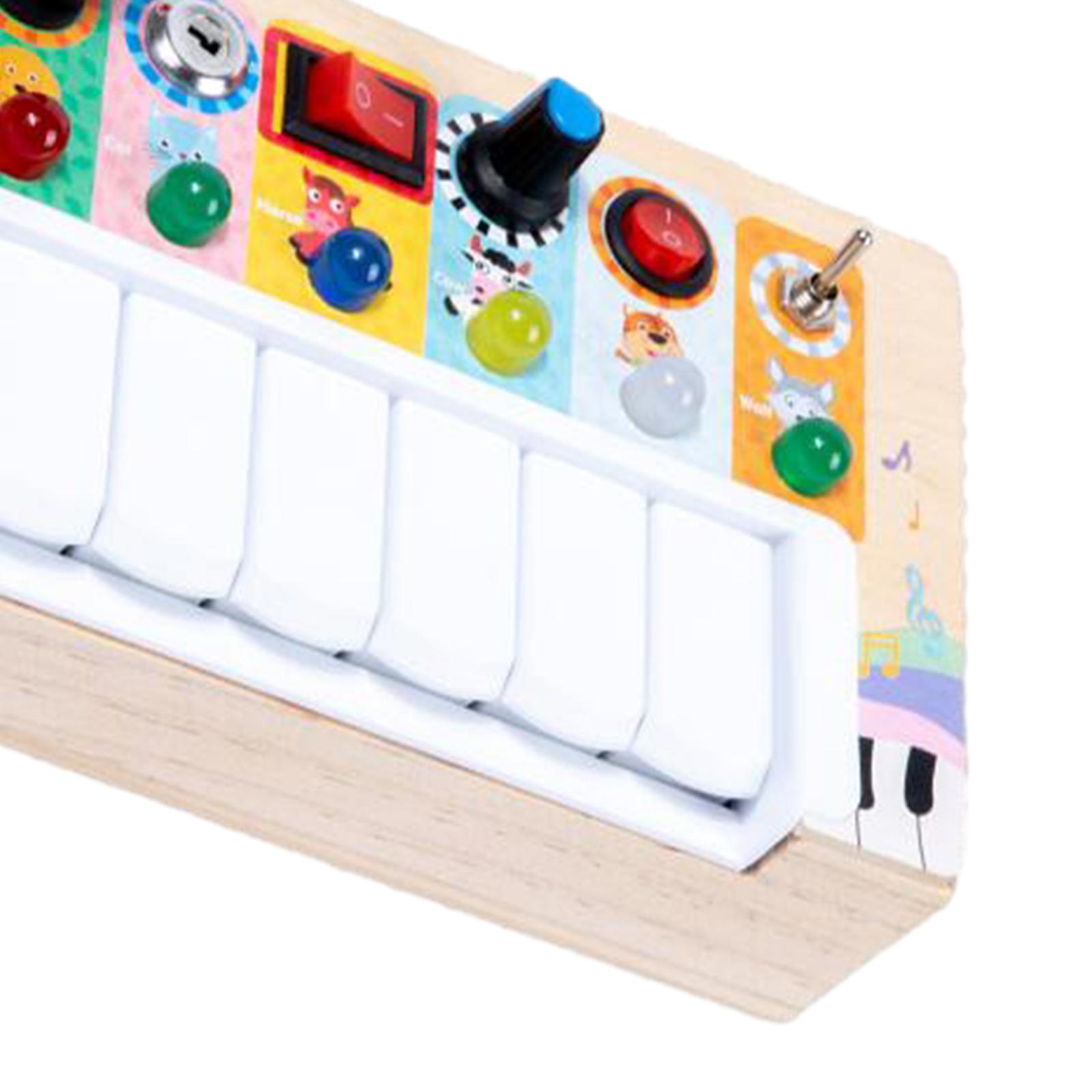 Kleinkind-Beschäftigungsbrett  – Montessori Wooden Busy Board Toddler Bewertung und Preis